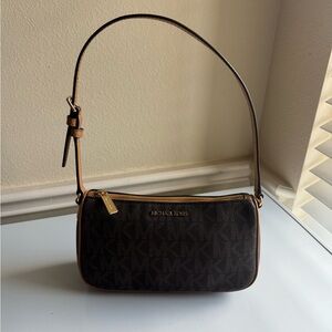 Michael Kors Brown Signature Shoulder Bag